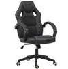 Black Comfortable PU Leather Computer Chair Rotating Ergonomics