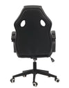 Black Comfortable PU Leather Computer Chair Rotating Ergonomics