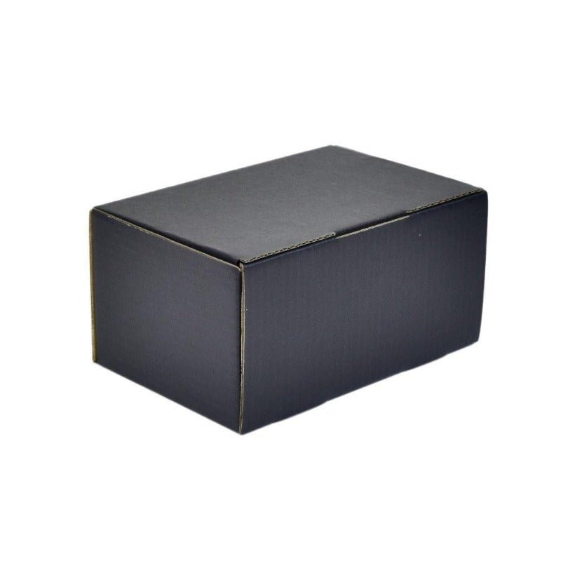 Black Die cut Mailing Box 125 x 100 x 75mm-HorizonHub