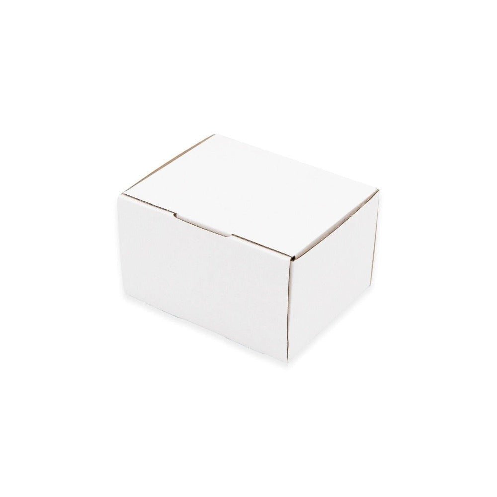 White Mailing Box 150 x 100 x 100mm Die Cut-HorizonHub