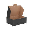 Black Mailing Box 250 x 190 x 90mm Die Cut-HorizonHub