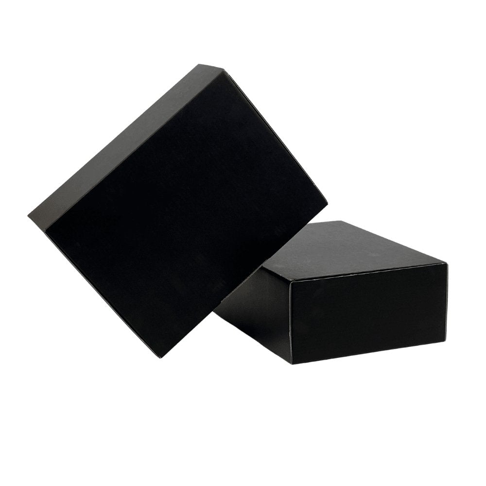 Black Mailing Box 250 x 190 x 90mm Die Cut-HorizonHub