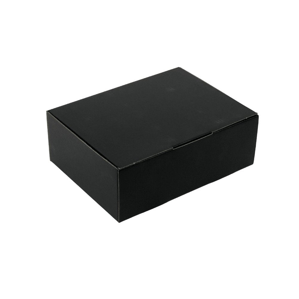 Black Mailing Box 250 x 190 x 90mm Die Cut-HorizonHub