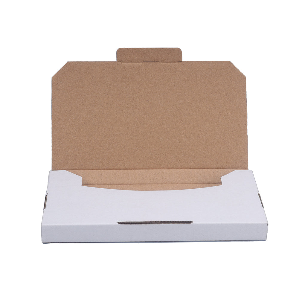 White Superflat Mailing Box 180 x 100 x 16mm Large Letter-HorizonHub