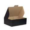 Black Mailing Box 310 x 230 x 105mm A4 Die Cut-HorizonHub