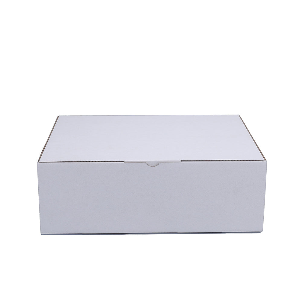 White Mailing Box 310 x 230 x 105mm A4 Die Cut-HorizonHub