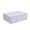 White Mailing Box 250 x 180 x 75mm Die Cut-HorizonHub