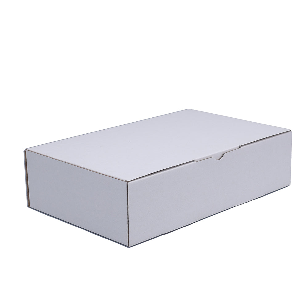 White Mailing Box 240 x 150 x 60mm Die Cut-HorizonHub