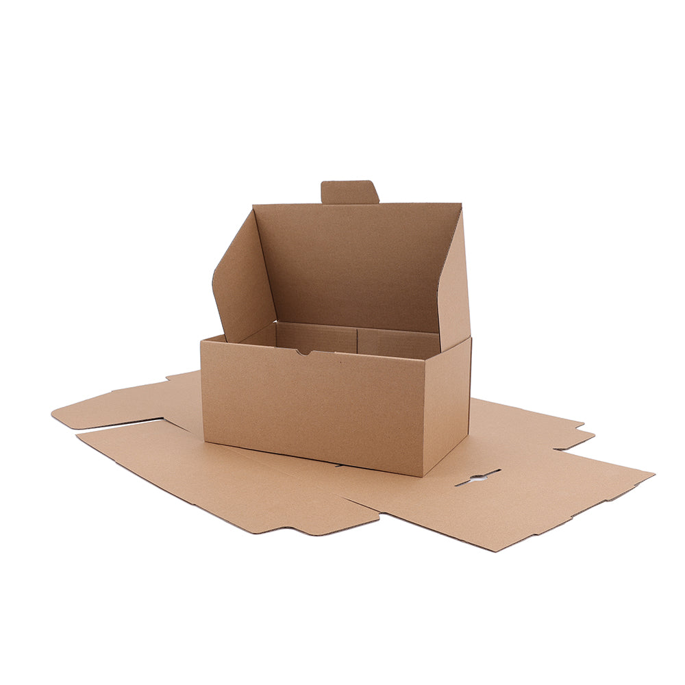 Brown Die Cut Mailing Box 270 x 160 x 120mm-HorizonHub