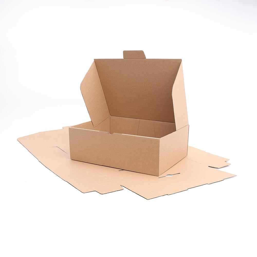 Brown Mailing Box 310 x 230 x 105mm A4 Diecut-HorizonHub