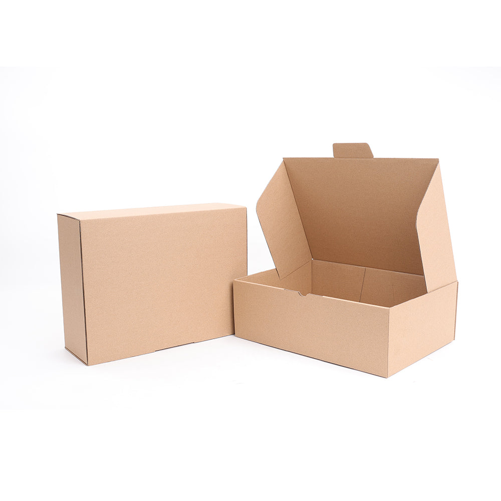 Brown Mailing Box 310 x 230 x 105mm A4 Diecut-HorizonHub