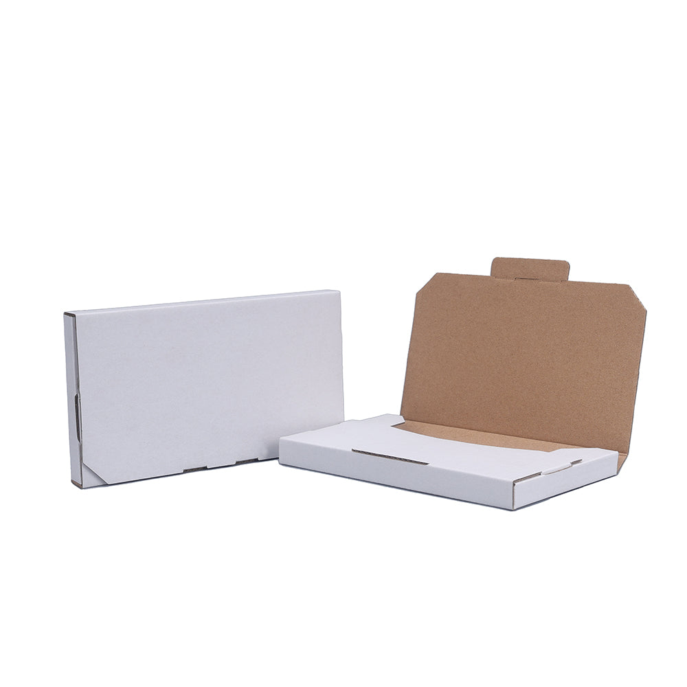 White Superflat Mailing Box 180 x 100 x 16mm Large Letter-HorizonHub