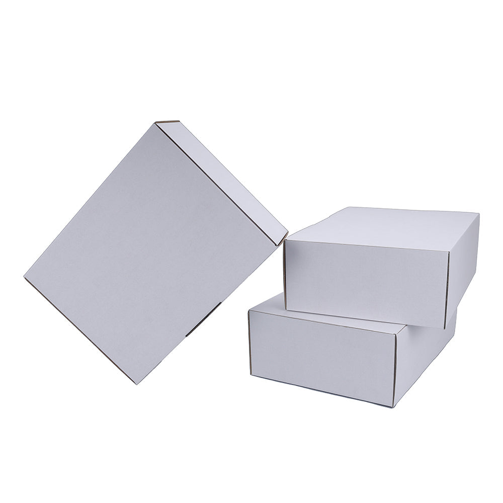 White Mailing Box 310 x 230 x 105mm A4 Die Cut-HorizonHub