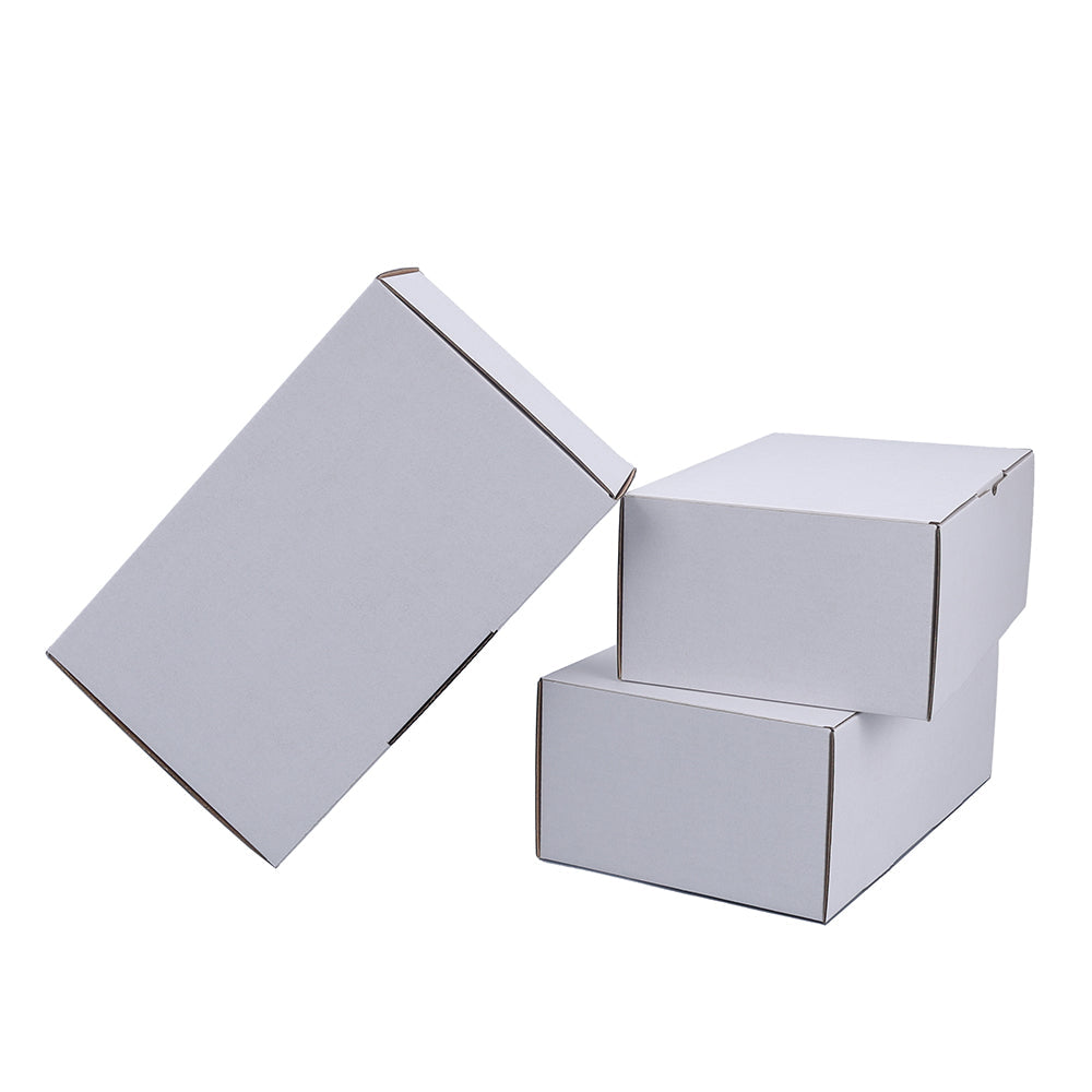 White Mailing Box  250 x 150 x 90mm Die Cut-HorizonHub