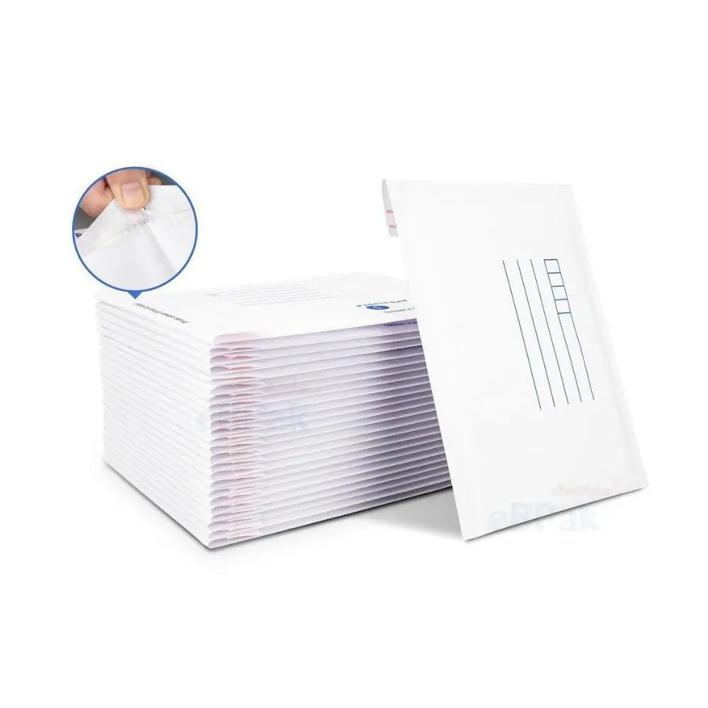 White Bubble Padded Envelope Size 02 215 x 280mm-HorizonHub