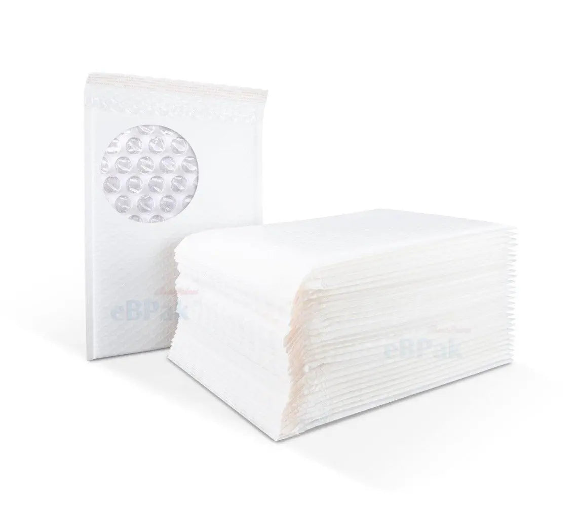 White Poly Bubble Padded Mailer G1 01 160 x 230mm-HorizonHub