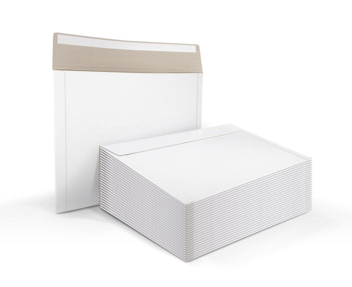 White Rigid Envelope A3 330 x 450mm 700gsm-HorizonHub