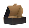 Black Mailing Box 220 x 160 x 77mm Die Cut-HorizonHub