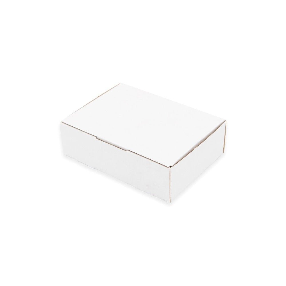 White Mailing Box 174 x 128 x 53mm Die Cut-HorizonHub