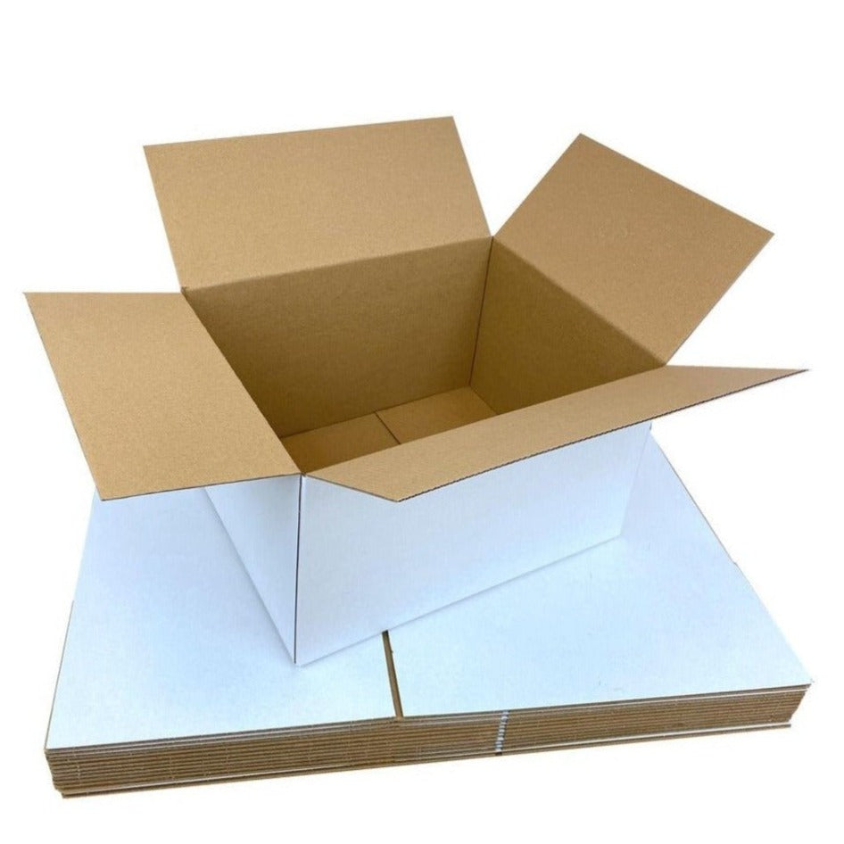 White Shipping Carton 320 x 240 x 160mm A4 Regular Slot-HorizonHub