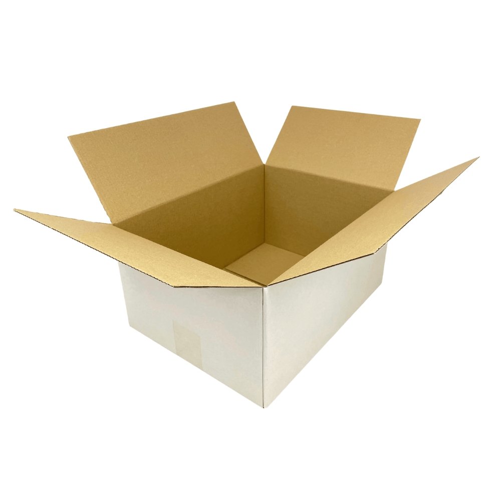 White Shipping Carton 320 x 240 x 160mm A4 Regular Slot-HorizonHub