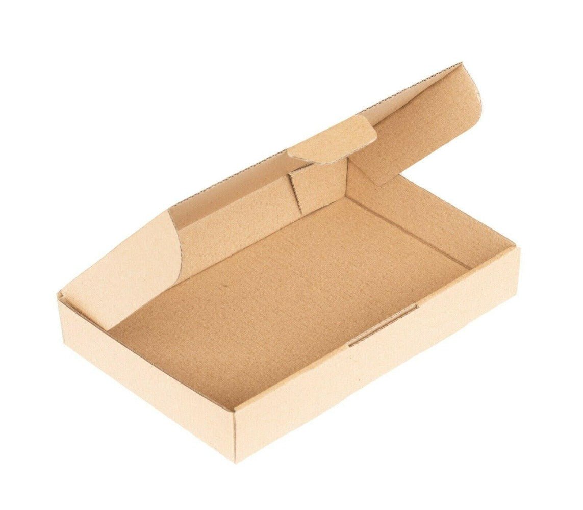 Brown Mailing Box 220 x 145 x 35mm Die Cut-HorizonHub