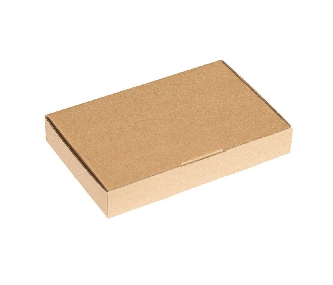 Brown Mailing Box 220 x 145 x 35mm Die Cut-HorizonHub