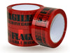 Black and Red Fragile Packing Tape 48mm x 75m-HorizonHub