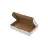 White Mailing Box 220 x 145 x 35mm Die Cut-HorizonHub