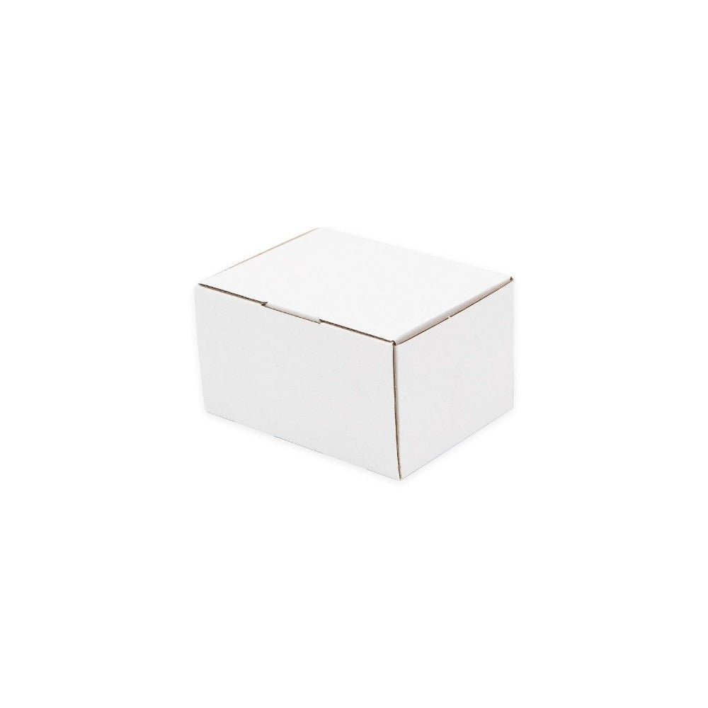 White Mailing Box 230 x 180 x 130mm Die Cut-HorizonHub