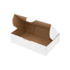 White Mailing Box 240 x 150 x 60mm Die Cut-HorizonHub