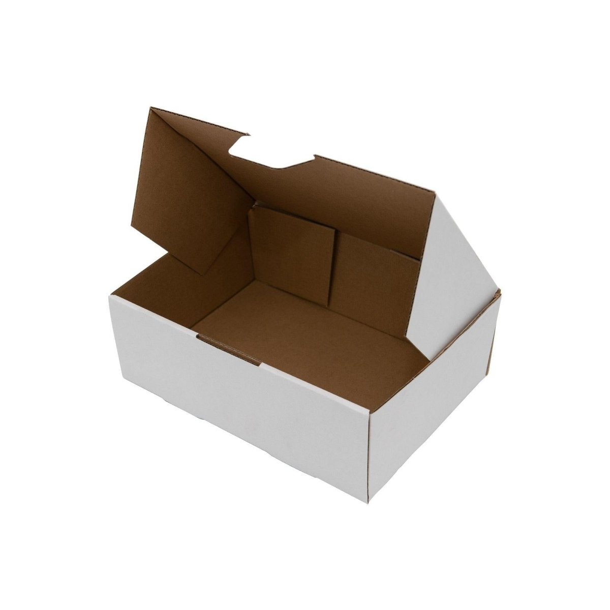 White Mailing Box  250 x 150 x 90mm Die Cut-HorizonHub