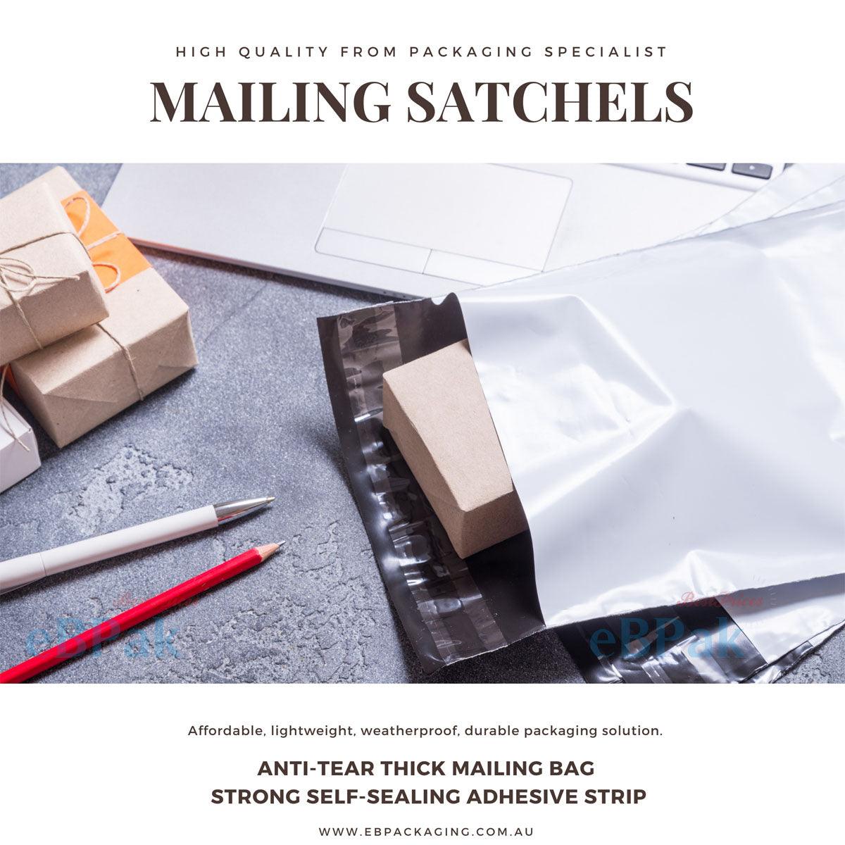 Mailing Satchel 01 190mm x 260mm Poly Mailer White-HorizonHub