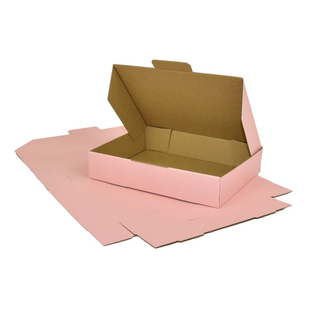 Rose Pink Mailing Box 310 x 250 x 50mm Die Cut-HorizonHub