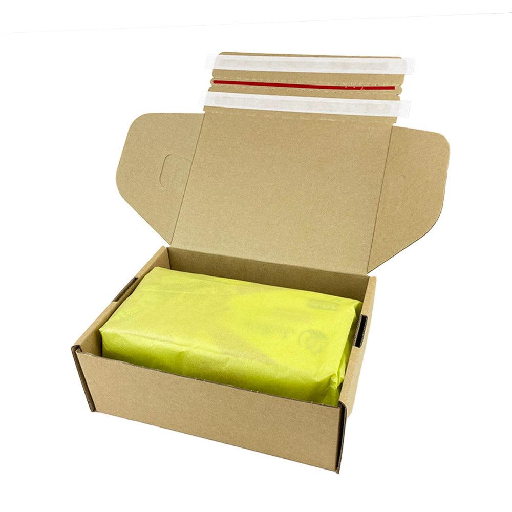 Self Sealing Mailing Box 240 x 150 x 60mm Tuck Front-HorizonHub