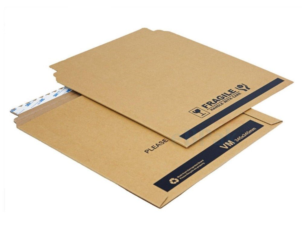 Ultimate Black Vinyl Record Rigid Mailer 345mm x 345mm for 12 inch LP-HorizonHub